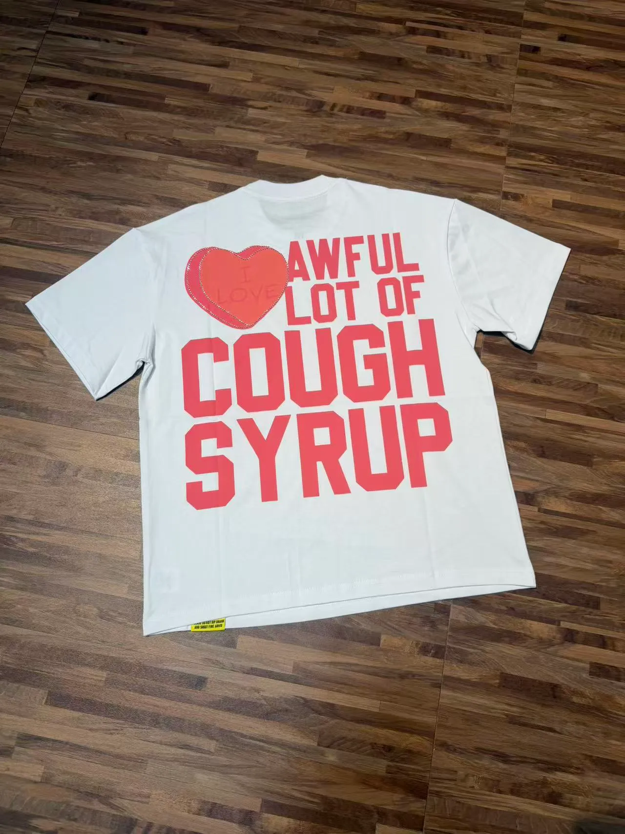 2241# Black/ （ ） THAT'S A AWFUL LOT OF COUGH SYRUP In Stock T （fabric):32 Sizes（size）：S-M L X L （colour）： Black） 👉